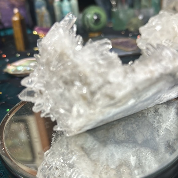 Stunning, quartz, needle cluster extremely transparent, 219 g - Picture 3 of 6